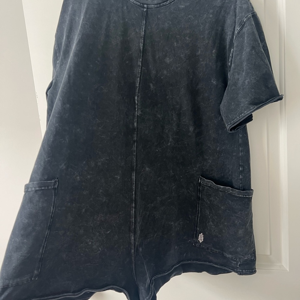 Free People hot shot tee romper
